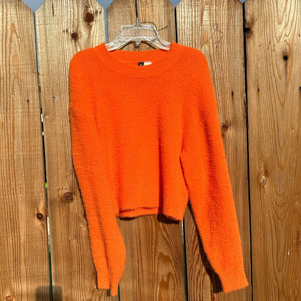 Cozy Orange Sweater